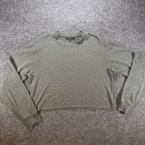 Brandy Melville Olive Crewneck Sweater One Size